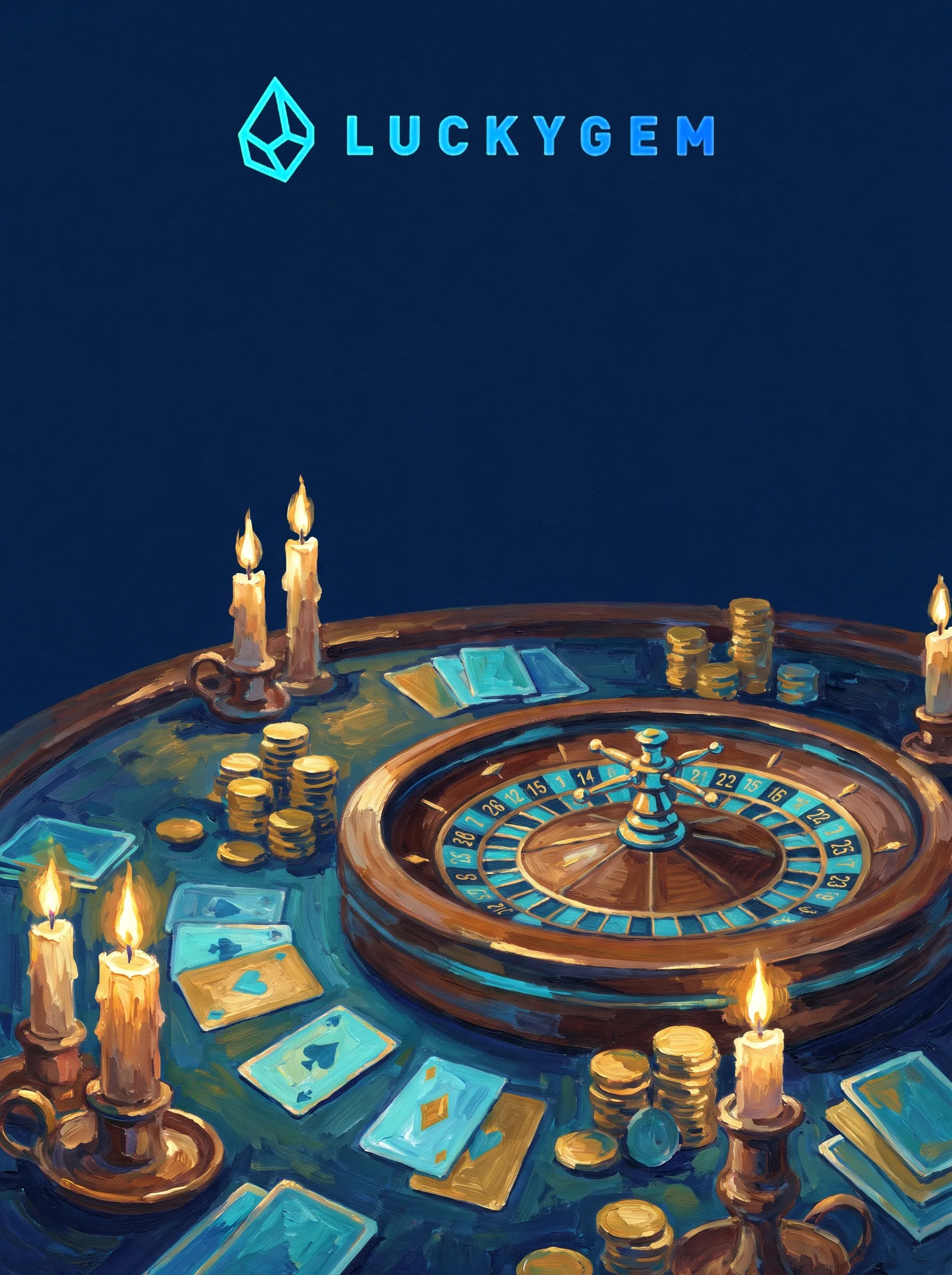 Εικονογράφηση του ζωντανού καζίνο Lucky Gem